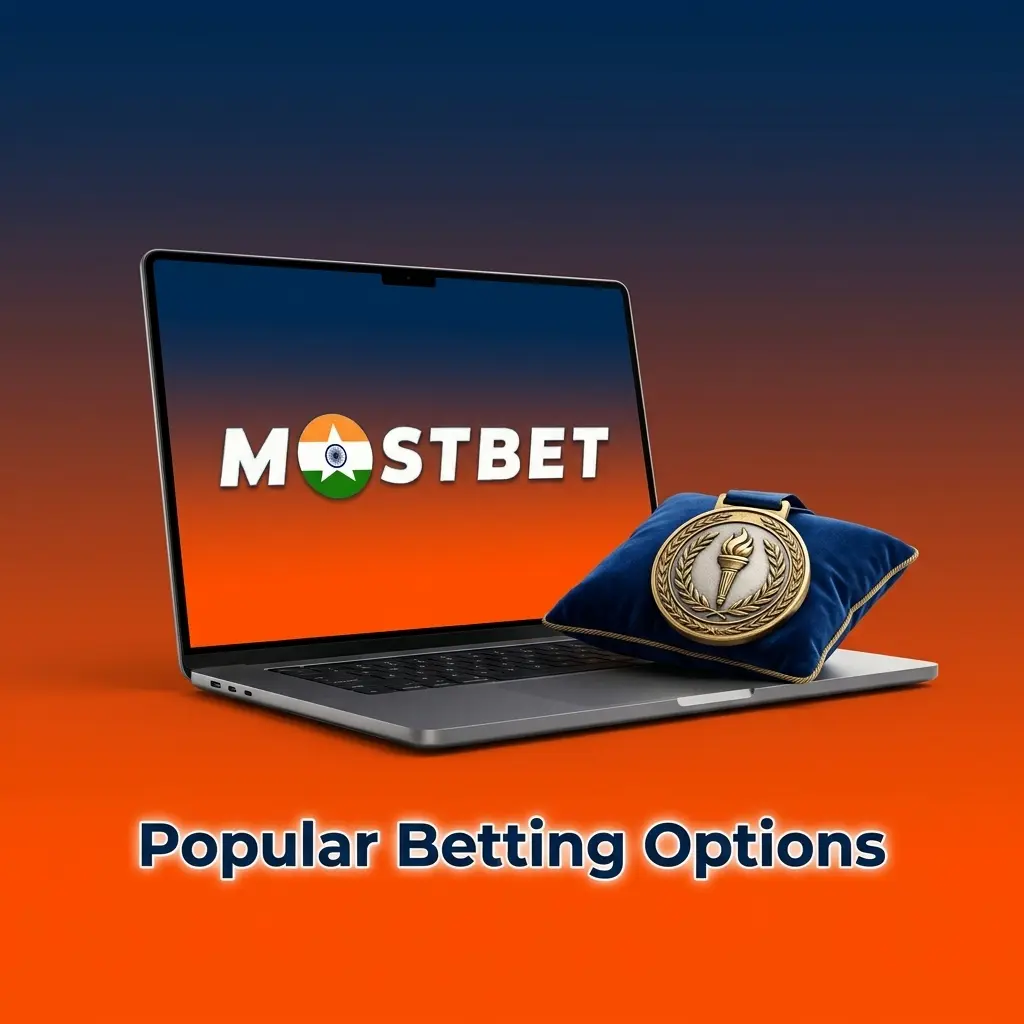 Mostbet popular betting options including pre-match, live, accumulator, and system bets for Indian bettors