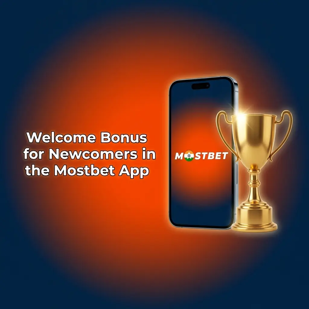 Mostbet app welcome bonus showing 125% first deposit offer with sports betting and casino options for new users